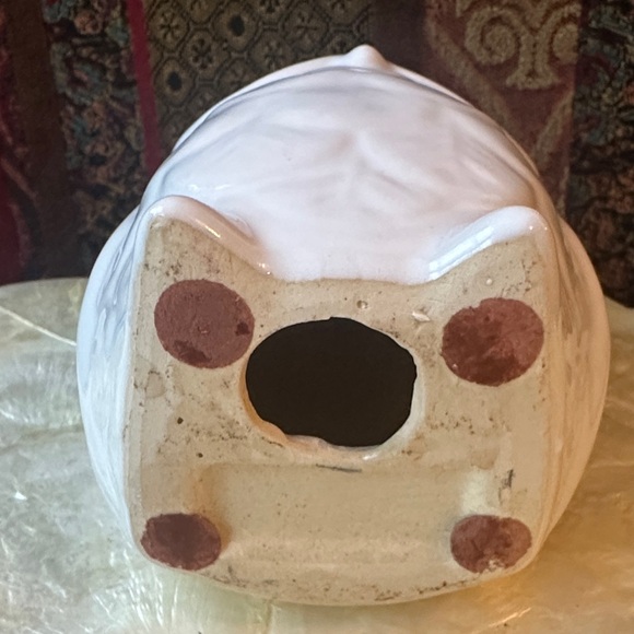 Vintage Elegant White Ceramic Owl Figurine 5.5” - Picture 5 of 6